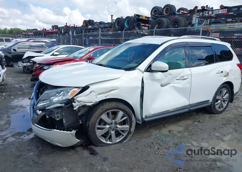 2013 Nissan Pathfinder Platinum from USA, damaged, VIN 5N1AR2MN0DC688285